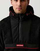 Sprayground анорак от полар черен SP137D