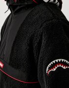 Sprayground анорак от полар черен SP137D