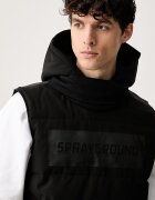 Sprayground елек с качулка мъжки черен 21SFW023D