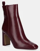 Steve Madden Боти Adelisa в бордо с дебел ток 11002626