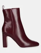 Steve Madden Боти Adelisa в бордо с дебел ток 11002626