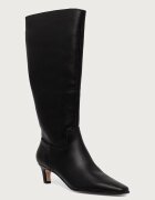 Steve Madden ботуши под коляното с нисък ток дамски New Davis черни 11005691