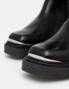 Steve Madden Кожени ботуши Constance в черно с равна подметка SM11003238