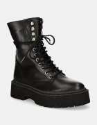 Steve Madden Кожени кубинки Skywen в черно с платформа SM11003283