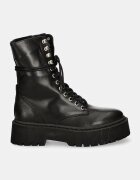 Steve Madden Кожени кубинки Skywen в черно с платформа SM11003283
