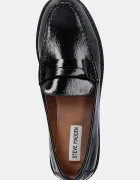 Steve Madden Кожени мокасини Adison в черно с равна подметка 11004736