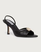 Steve Madden обувки с ток от кожа Kandy черни 11005707