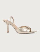 Steve Madden обувки с ток от кожа Kandy златни 11005707