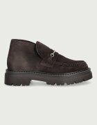 Steve Madden половинки обувки дамски от велур Karima кафяви 11005697