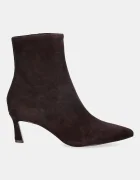 Steve Madden Велурени боти Lulah в кафяво с тънък ток 11003282