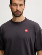 The North Face Памучна тениска Redbox в сиво с апликация NF0A8EG50SA1