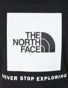 The North Face Памучна тениска W S/S Redbox Slim Tee в черно NF0A87NMJK31