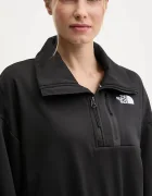 The North Face Спортен суичър Fleece interest в черно с изчистен дизайн NF0A8BFPJK31