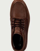 Timberland обувки мъжки от кожа Britton Mills кафяви TB0A6CEPW011