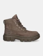 Timberland Велурени кубинки Greyfield в кафяво с платформа TB0A2FT6EM51