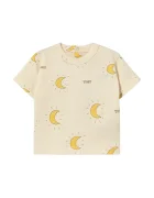 Tinycottons Бебешка памучна тениска MIDNIGHT SUN BABY TEE