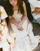 Tinycottons Детска памучна рокля MIDNIGHT SUN DRESS