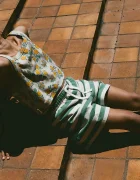 Tinycottons Детски памучен къс панталон STRIPES SHORT