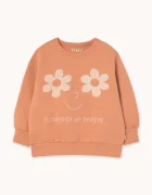 Tinycottons Детски памучен суичър FLOWERS EYES GRAPHIC SWEATSHIRT