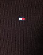 Tommy Hilfiger блуза с дълги ръкави дамска от памук кафява WW0WW47307