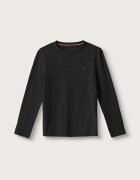 Tommy Hilfiger блуза с дълги ръкави за деца от памук черна UB0UB00309