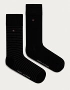 Tommy Hilfiger чорапи мъжки с памук 2 броя черни 100001496