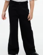 Tommy Hilfiger дънки straight за деца MABEL черни KG0KG09622