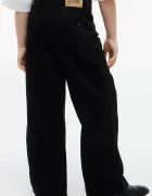Tommy Hilfiger дънки straight за деца MABEL черни KG0KG09622