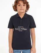 Tommy Hilfiger Детска памучна тениска с яка