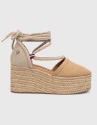 Tommy Hilfiger Еспадрили CLOSED TOE LINEN FLATFORM