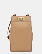 Tommy Hilfiger калъф за телефон дамски от имитация на кожа бежов AW0AW18705