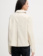 Tommy Hilfiger късо палто дамско от памук бежово WW0WW49585