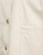 Tommy Hilfiger късо палто дамско от памук бежово WW0WW49585