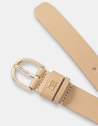 Tommy Hilfiger колан дамски от кожа бежов AW0AW16836