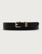 Tommy Hilfiger колан дамски от кожа черен AW0AW18693