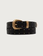 Tommy Hilfiger колан дамски от кожа черен AW0AW19297