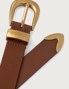 Tommy Hilfiger колан дамски от кожа кафяв AW0AW19296