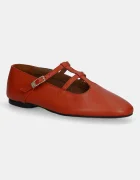 Tommy Hilfiger Кожени балеринки SMOOTH LEATHER T-BAR BALLERINA