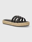 Tommy Hilfiger Кожени чехли AUTHENTIC FLAT LTHR ESPADRILLE