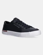 Tommy Hilfiger Кожени маратонки CORE CORPORATE VULC LEATHER