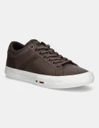Tommy Hilfiger Кожени маратонки TH HI VULC LTH STREET