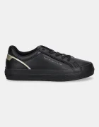 Tommy Hilfiger Кожени маратонки VULC FOXING SNEAKER в черно FW0FW08683