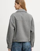 Tommy Hilfiger Палто с вълна в сиво WW0WW47759
