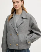 Tommy Hilfiger Палто с вълна в сиво WW0WW47759