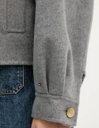 Tommy Hilfiger Палто с вълна в сиво WW0WW47759