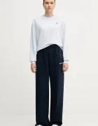 Tommy Hilfiger Памучен спортен панталон в тъмносиньо с апликация WW0WW48784