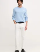 Tommy Hilfiger Памучна риза в синьо с кройка по тялото с италианска яка MW0MW41657