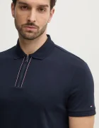 Tommy Hilfiger Памучна тениска с яка