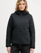 Tommy Hilfiger Пухено яке с две лица в черно преходен модел WW0WW47754