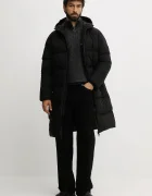 Tommy Hilfiger Пухено яке в черно зимен модел MW0MW40628